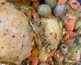 A picture of step 5 of Morrocan inspired chicken Tajine SO GOOOD!.