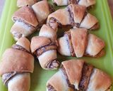 Lekvárral, nutellával töltött olajos kifli recept fázis 7 fotója