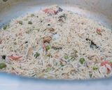 A picture of step 5 of Chinees Vegetables pulao.