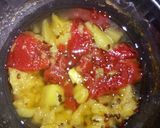 A picture of step 1 of Pineapple and watermelon drink.