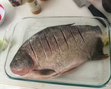 Foto del paso 1 de la receta: Cachama con camarones y ají amarillo