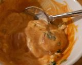 A picture of step 1 of My chunky sriracha mayo.