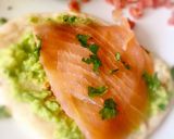 A picture of step 9 of Greek Yogurt Flour Tortillas with Avocado and Smoked Salmon.