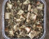 A picture of step 8 of Savory Bread Pudding.