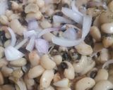A picture of step 5 of Lobia chaat.