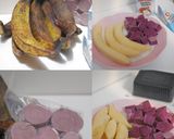 Foto langkah ke 1 dari resep Kolak Pisang Tanduk Ubi Ungu.