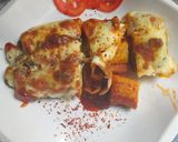 A picture of step 6 of Plantain pastelon.