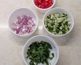A picture of step 2 of Corn Chaat.