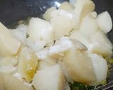 A picture of step 2 of Puri - Bhaji.
