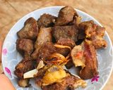A picture of step 3 of Golden Fried Meat.