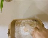 Hình bước làm 2 của món Bánh mì gối hoa đậu biếc|Butterfly pea flower bread 🧊