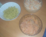 Foto del paso 1 de la receta: Croquetas de salmón ahumado, olivas y surimi