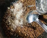 A picture of step 5 of Horse Gram Ladoo.