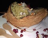 A picture of step 4 of Sugar cane juice Rice.