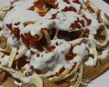 A picture of step 4 of Sweet and Sour “Chinaquiles”.