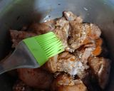 A picture of step 2 of Chicken mandi with dukka.