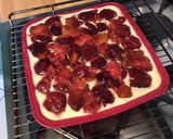 Une image de l'étape 9 de Flan de semoule façon pâtissier aux pêches de vigne.