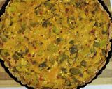 Foto del paso 4 de la receta: Tarta vegana integral de vegetales con quesito de cajú 🥒🧀 :)