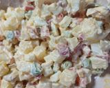 Hình bước làm 4 của món Salad Nga