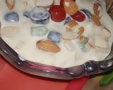 A picture of step 5 of Mixed fruit cream.