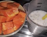 Foto del paso 2 de la receta: Licuado de papaya con chía y avena 🧡