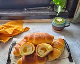 Foto langkah ke 9 dari resep Matcha Sarikaya Salt Bread.