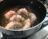 A picture of step 3 of Sonoran-Style Bacon-Wrapped Shrimp.