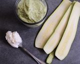 Une image de l'étape 3 de Gaspacho courgettes / basilic/ ricotta.