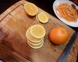 A picture of step 2 of Candied Orange Peels and Candied Orange Slices.