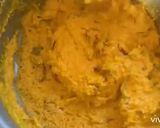 A picture of step 4 of Fufu with egusi soup.