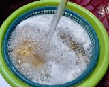 Foto langkah ke 5 dari resep Tempe HomeMade Bentuk Segitiga di Bungkus Daun Pisang (dari Kacang Kedelai Putih).