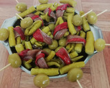 Foto del paso 4 de la receta: Piparrak (gildas) con alegría riojana 🌶️🌶️