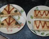 A picture of step 2 of Veg sandwich.