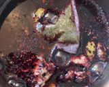 A picture of step 3 of Hibiscus tea.