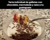 Foto del paso 14 de la receta Tarta Individual de Galletas con Chocolate, Mermelada y Nata a tu Gusto