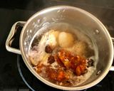 Hình bước làm 1 của món Canh ghẹ rau muống