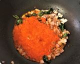 A picture of step 3 of Bagara Baingan - (Eggplant Curry - Hyderabadi Style).
