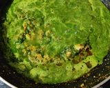 A picture of step 6 of Lehsooni palak.