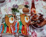 Foto langkah ke 1 dari resep Mie goreng udang.