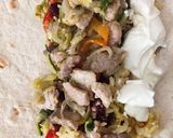Φωτογραφία βήματος 4 της συνταγής Fajitas σε tortilla