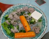 Foto langkah ke 8 dari resep Bakso daging sehat Non MSG No Tepung.