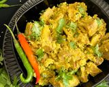 A picture of step 6 of Echore Bhapa (Raw Jackfruit Curry - Bong style).