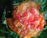Foto langkah ke 3 dari resep Pepes panggang paha ayam dan kangkung.
