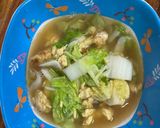 รูปขั้นตอนการทำที่ 4 ของ ต้มจืดไข่น้ำผักกาดขาว