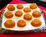 A picture of step 4 of Carrot Burfi.