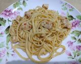Foto langkah ke 3 dari resep Fettucine chicken garlic.