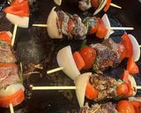 Foto del paso 4 de la receta: 🍢 Brochettes de Roast Beef Marinados con Vegetales