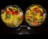 A picture of step 3 of Aloo Chana Chaat.