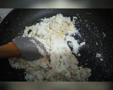 A picture of step 2 of Narkel chhap Sandesh Coconut Sandesh.