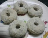 A picture of step 2 of Poha and Rice flour Masala Doughnuts.